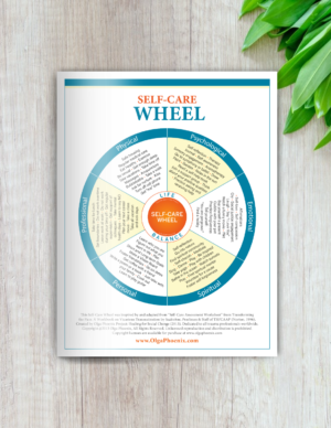 Self Care Wheel – 3 Images Bundle - Olga Phoenix