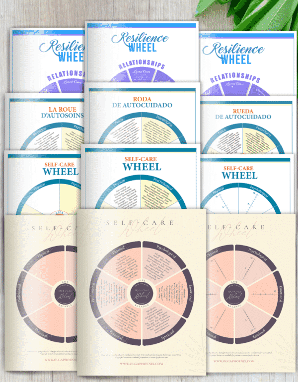 12 Self-Care Wheels