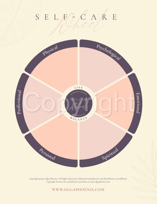Watermarked New Create-Your-Own Self Care Wheel